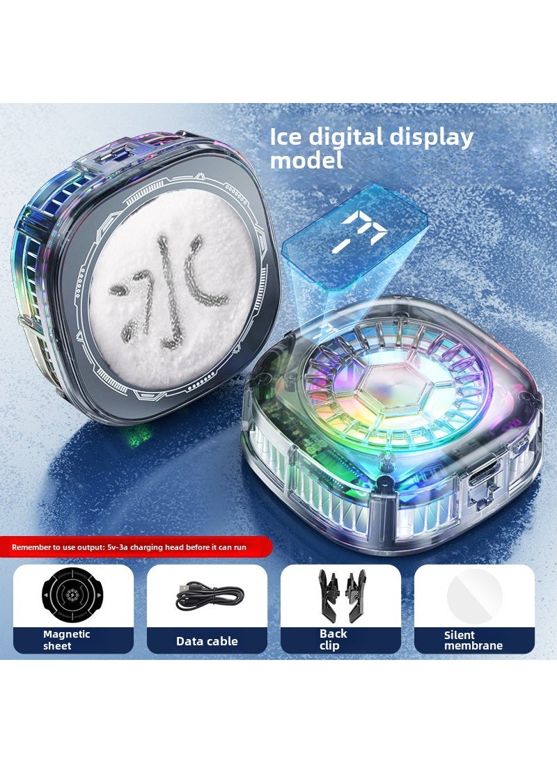 X20 Semiconductor Cooling Phone Radiator GT31 Silent [icy style] transparent digital display model-X122