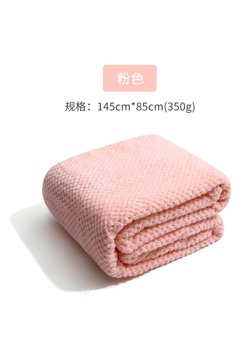 Professional All-Season Cotton Bath Towel for Swimming and Gym Pink 