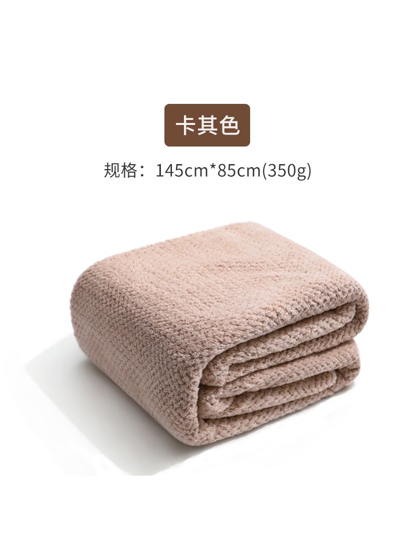 Professional All-Season Cotton Bath Towel for Swimming and Gym Khaki 