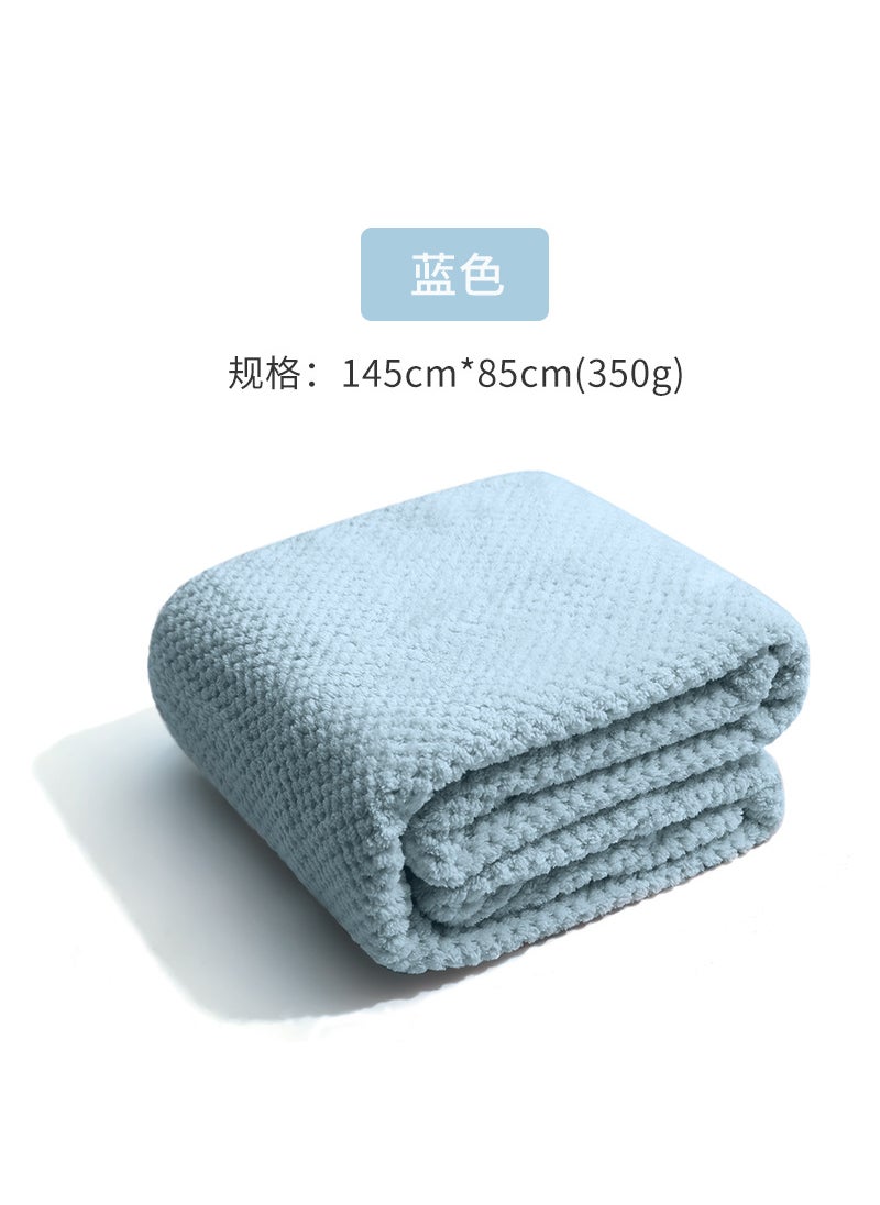 Professional All-Season Cotton Bath Towel for Swimming and Gym Sky blue 