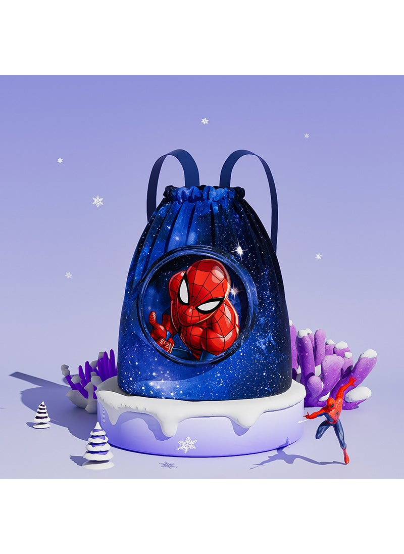 1 x 5 pcs Disney Kids Swim Bag Waterproof Separation Backpack Spider-Man-Parallel Universe [34.5*37.5cm]]