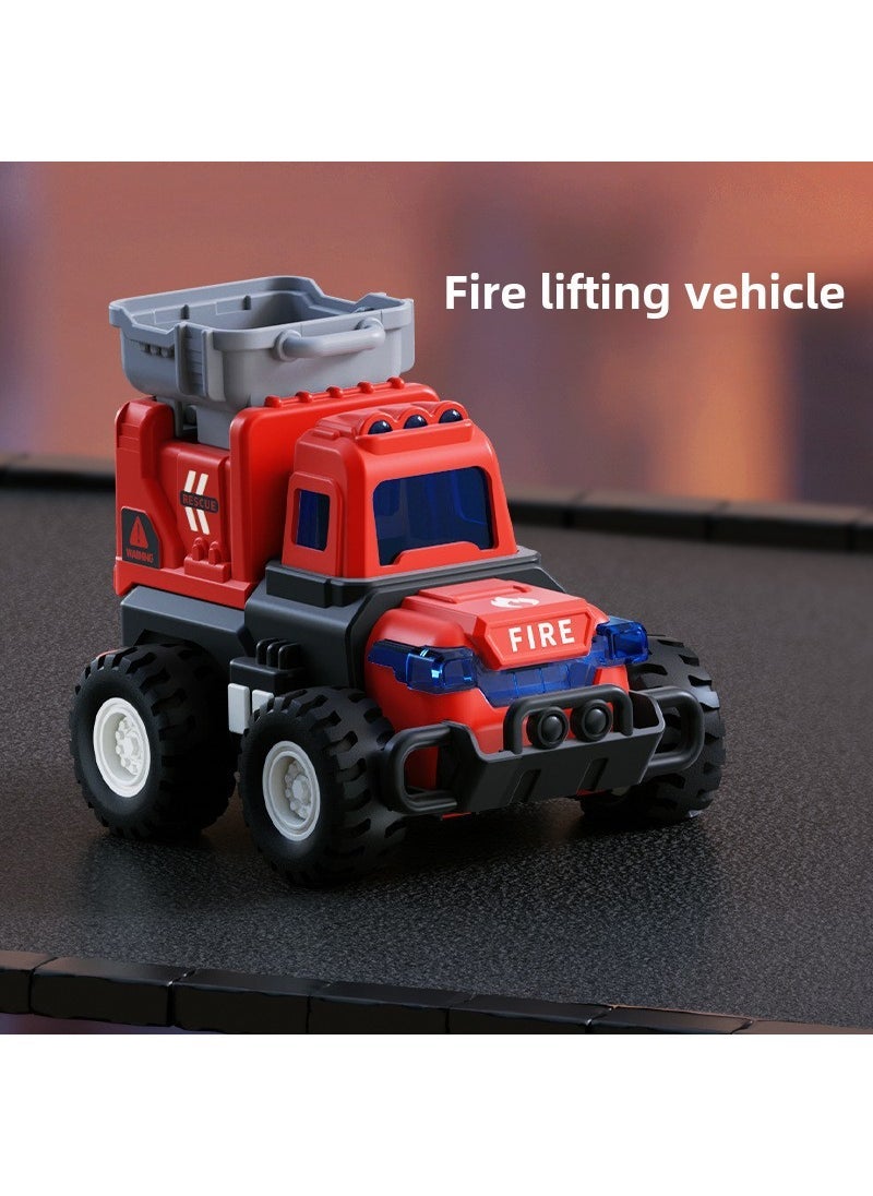 Kids Inertia Excavator Toy Model Gift Lifting car [OPP bag]]