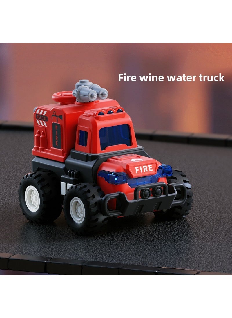 Kids Inertia Excavator Toy Model Gift Sprinkler [OPP bag]]