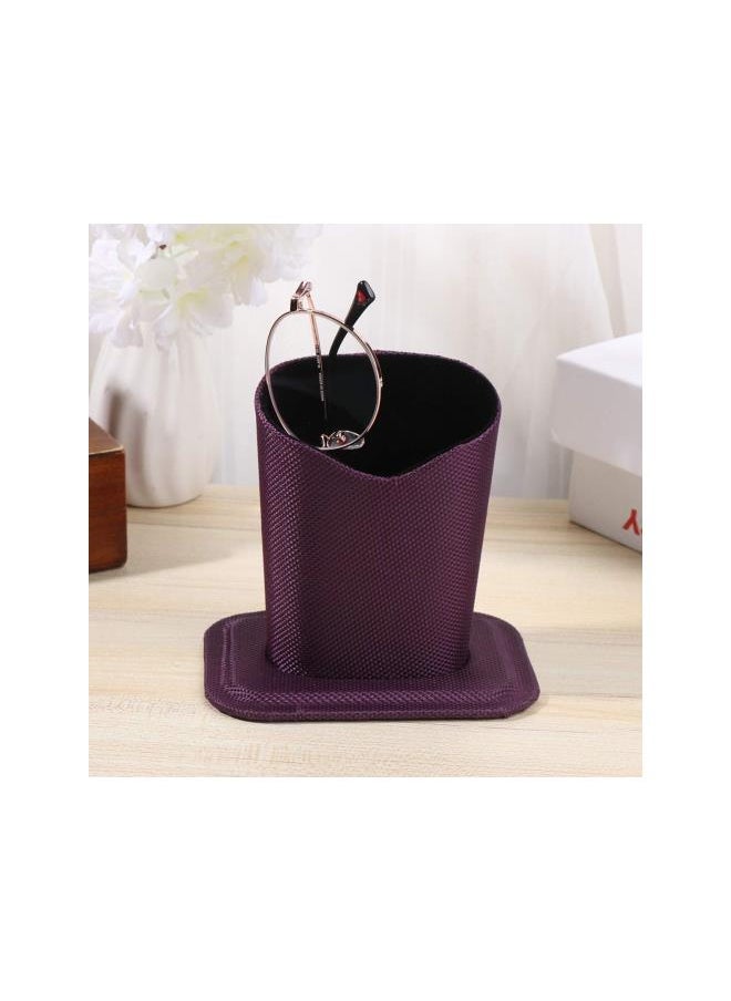 2pcs Eyeglass Holder Sunglasses Display Stand Holder Glasses Stand Case for Desk Nightstands (Purple)