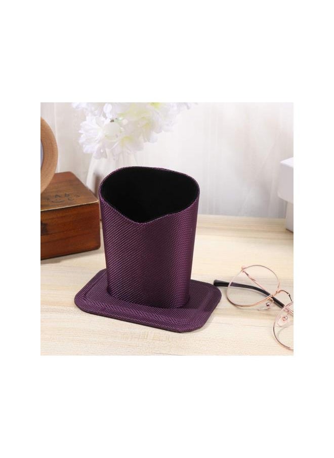 2pcs Eyeglass Holder Sunglasses Display Stand Holder Glasses Stand Case for Desk Nightstands (Purple)