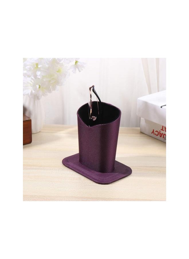 2pcs Eyeglass Holder Sunglasses Display Stand Holder Glasses Stand Case for Desk Nightstands (Purple)