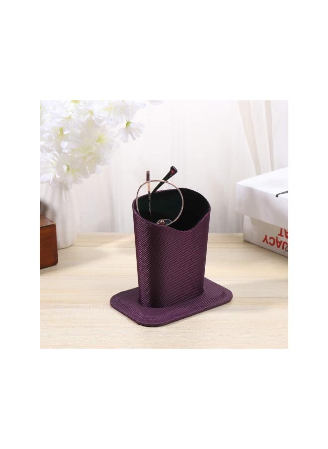 2pcs Eyeglass Holder Sunglasses Display Stand Holder Glasses Stand Case for Desk Nightstands (Purple)