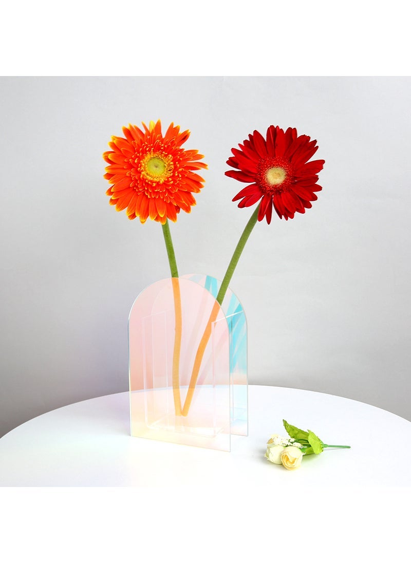 Acrylic Colorful Vase Modern Luxury Home Decor Xinghan Brilliant