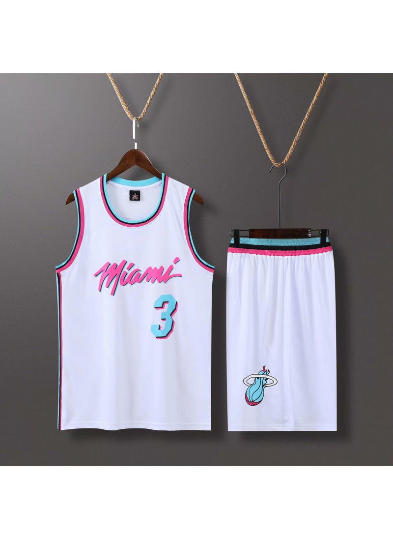 Miami Heat City Edition Basketball Jersey Set White