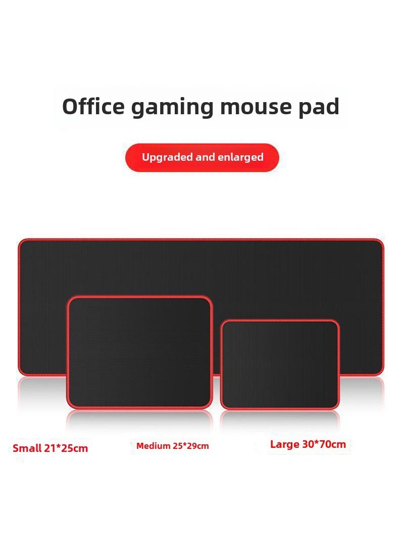 1 x 5 pcs Large Gaming Mouse Pad Red Edge 25*29 [medium]]