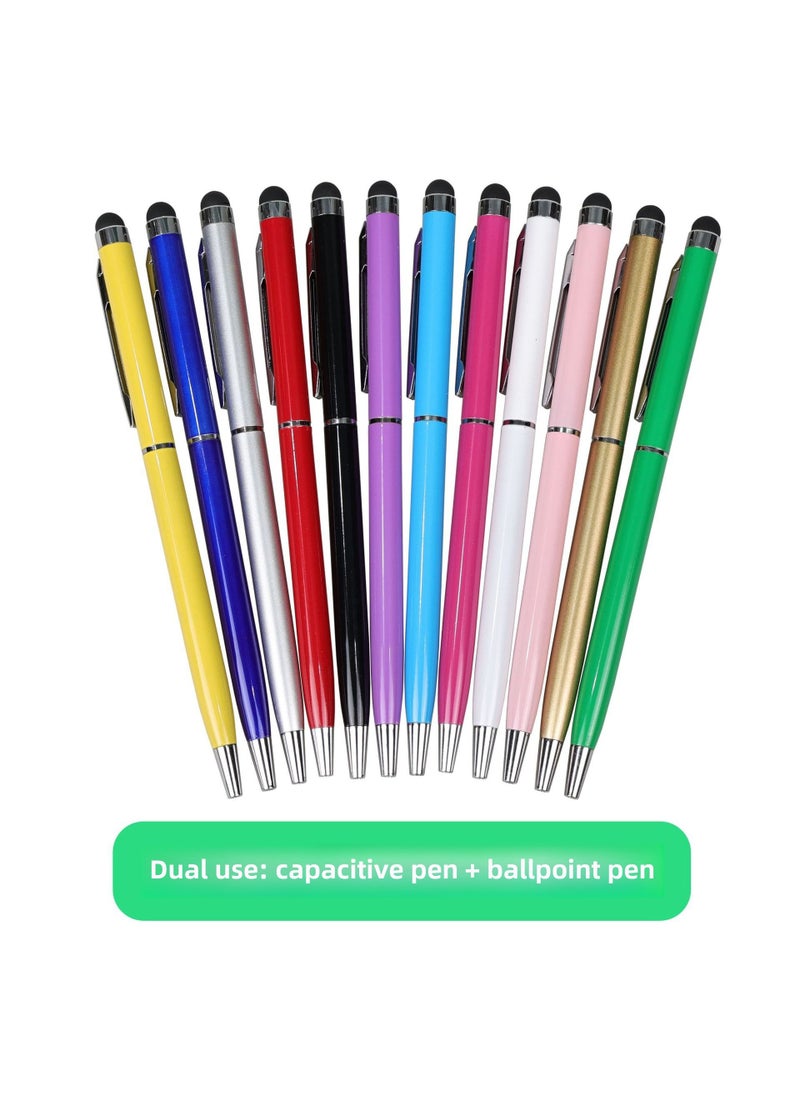 1 x 5 pcs Creative Touch-Stylus Pen Dual-Tip Capacitive Dark blue