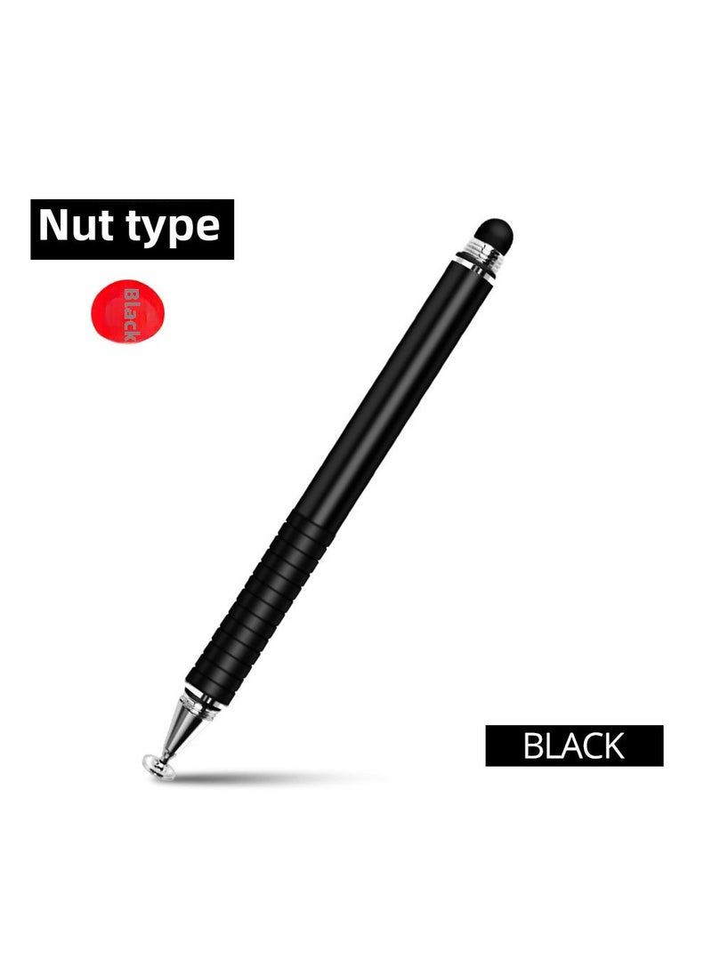 Dual-Function Stylus Suction Capacitive Pen Black (nut type)