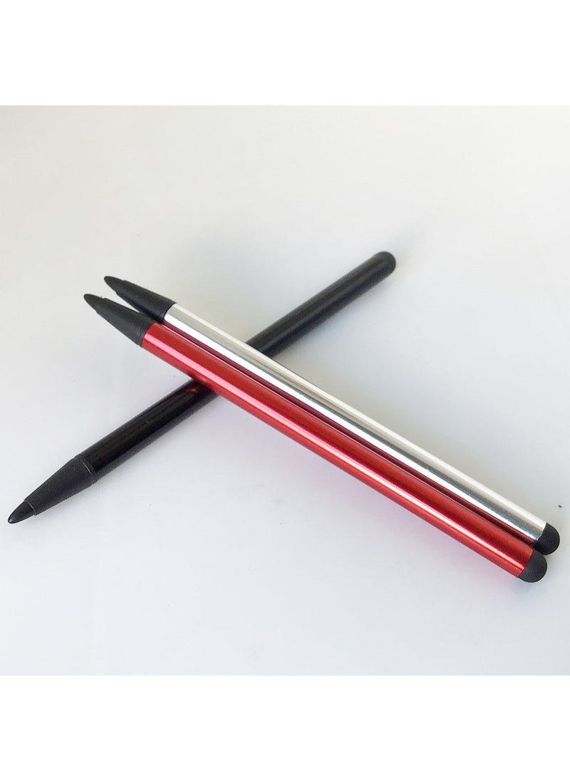 1 x 5 pcs Capacitive Stylus Pen Touch Screen Tablet Pencil Silver