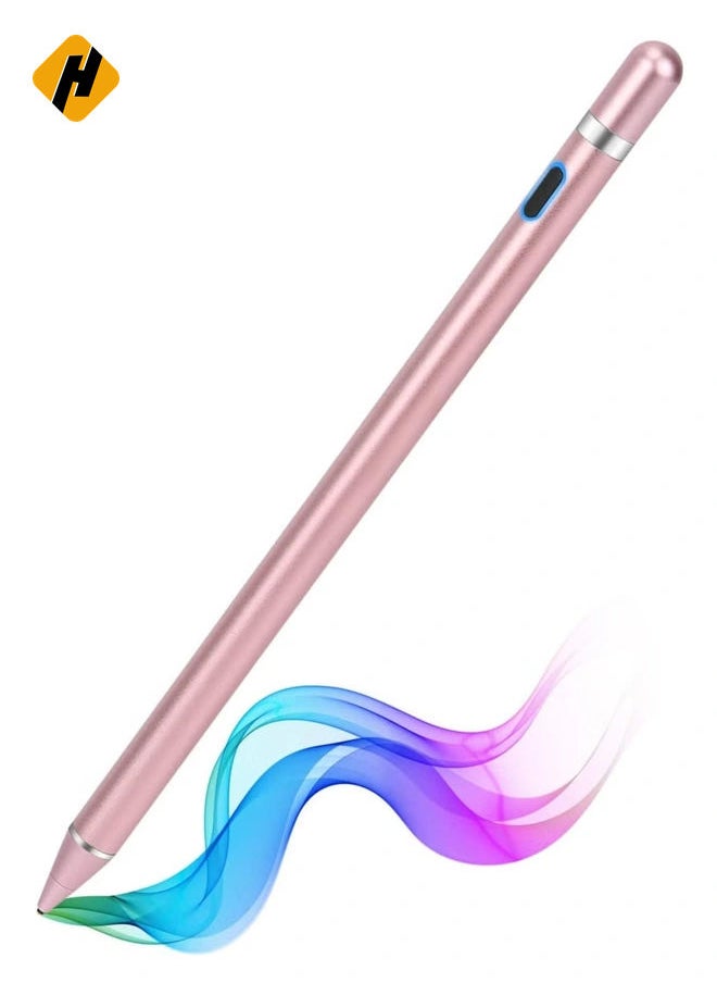 Active Stylus Pens for Touch Screens, Rechargeable Digital Stylish Pen Pencil Universal for iPhone/iPad Pro/Mini/Air/Android and Most Capacitive Touch Screens