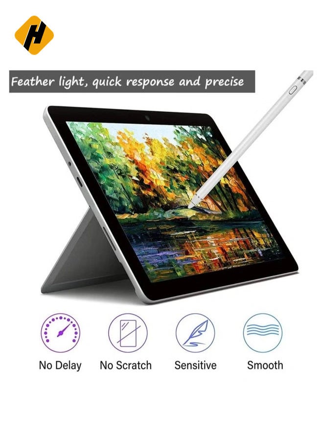 Stylus Pen for tablet, Touch Screen Pencil: Compatible with iOS, Android Microsoft Tablets, Phone, Drawing, Handwriting and Games