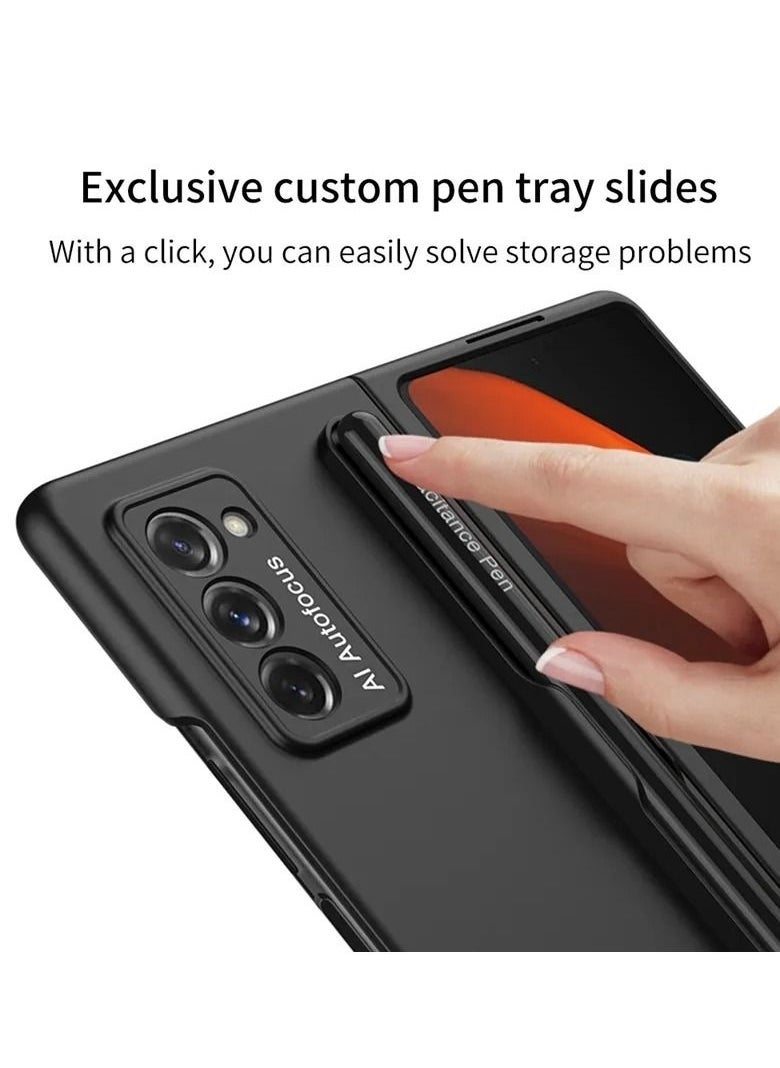 Galaxy Z Fold 4 S Pen Fold Edition,S Pen Samsung Z Fold 4,4096 Pressure Levels,Stylus Pen Replacement for Samsung Galaxy Z Fold 4 5G + Tips/Nibs(Black)