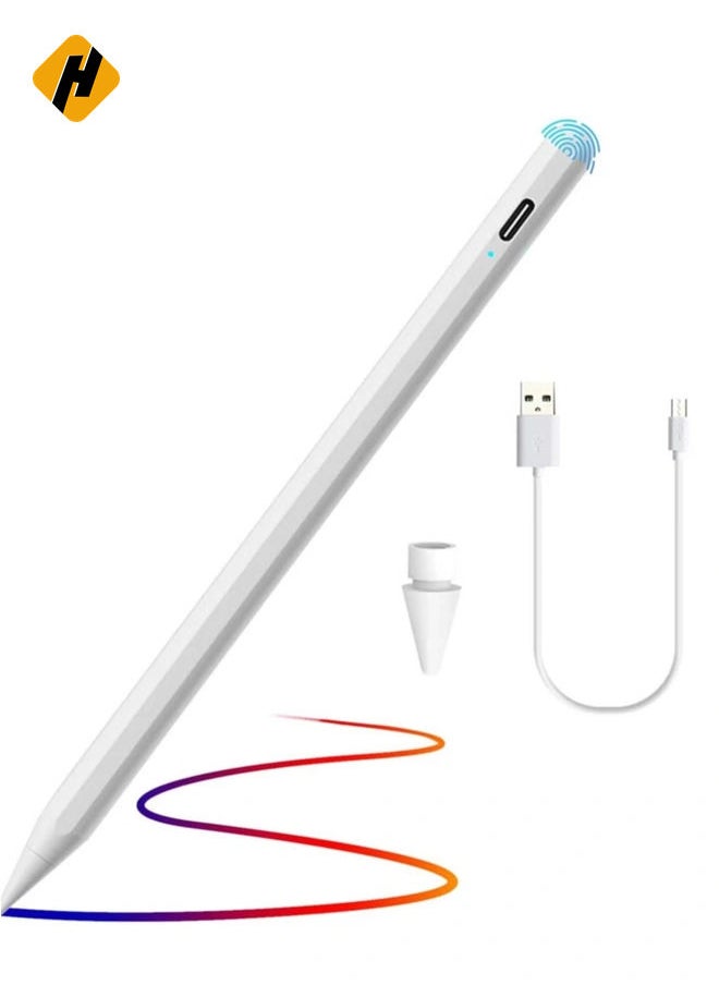 Pen For Apple iPad Stylus Features A Fine Tip Of 1.2mm White