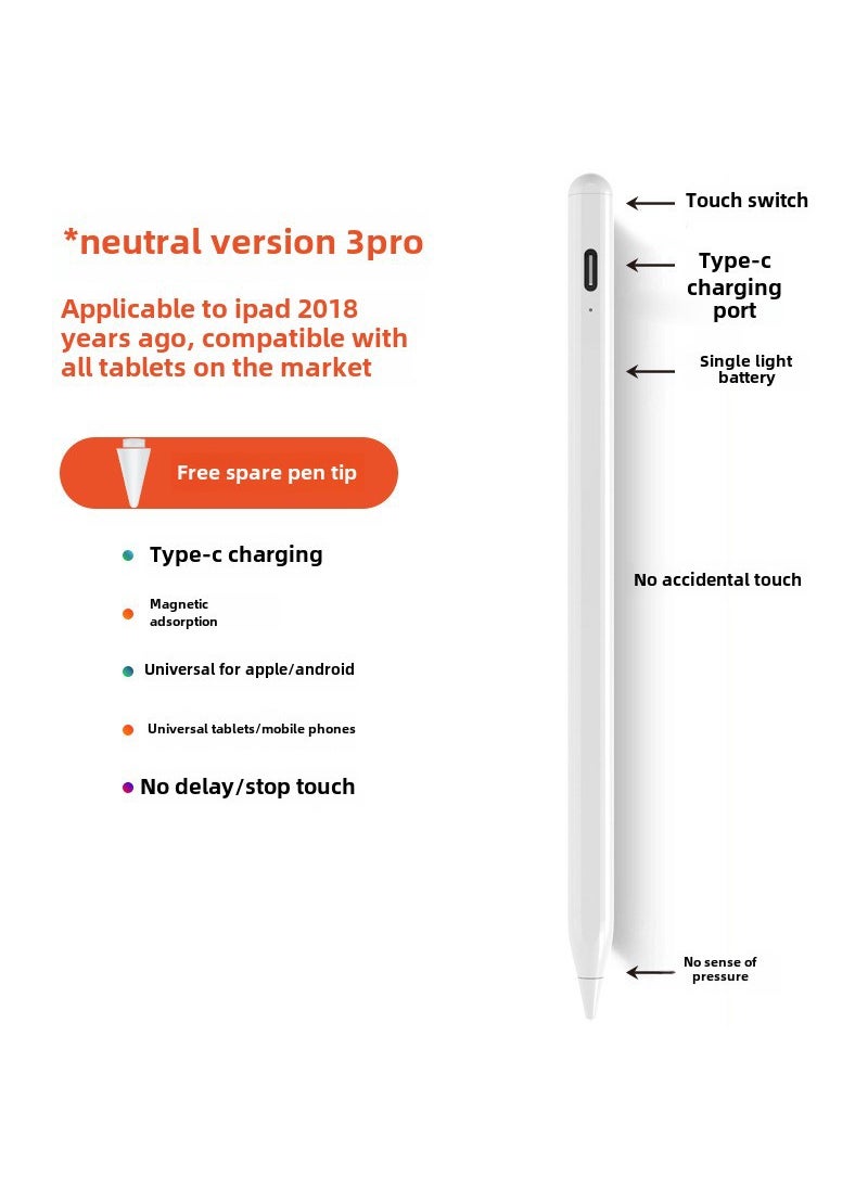 Transparent Apple Pencil Stylus 3Pro [Universal pen]]