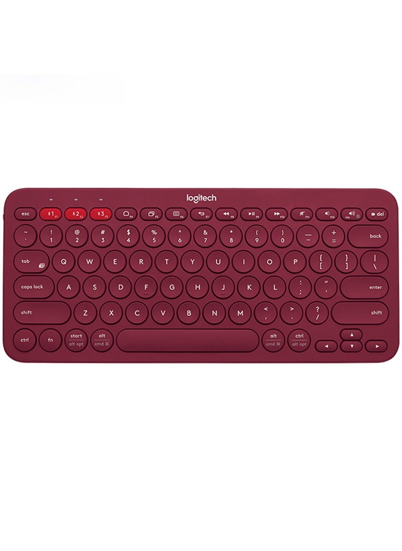 Logitech K380 Bluetooth Keyboard Wireless Mini for PC/Tablet K380 [red]]