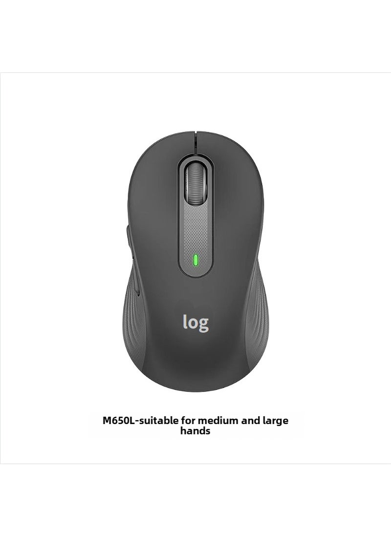 Silent Wireless Bluetooth M650/M650L Mouse for Office Laptops 650L Gray