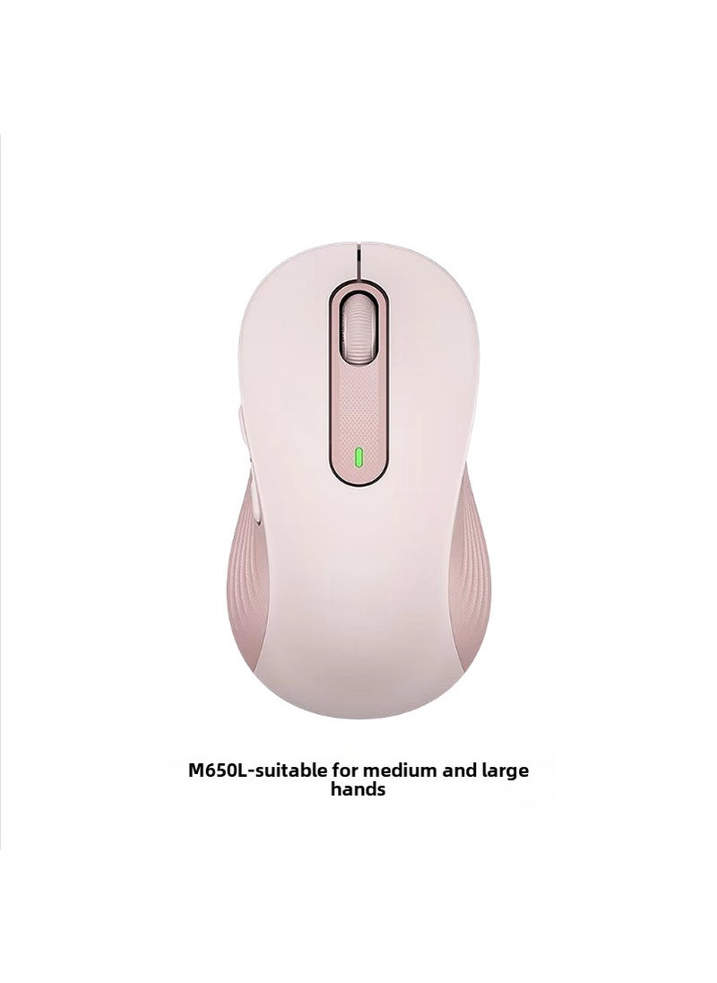 Silent Wireless Bluetooth M650/M650L Mouse for Office Laptops 650L pink