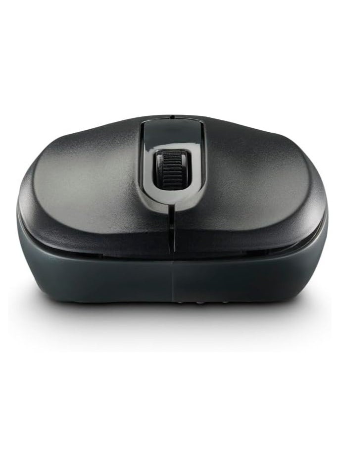 134960 AMW-200 Optical 3-Button Wireless Mouse, Anthracite/Black