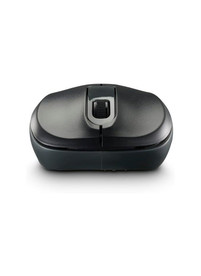 134960 AMW-200 Optical 3-Button Wireless Mouse, Anthracite/Black