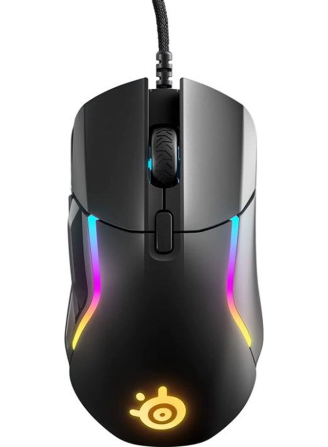 Steelseries Rival 5 - Gaming Mouse – Fps, Moba, mmo, Battle Royale – 18,000 Cpi Truemove Air Optical Sensor – 9 ProgRAMmable Buttons – 85 G Competitive Weight, Black