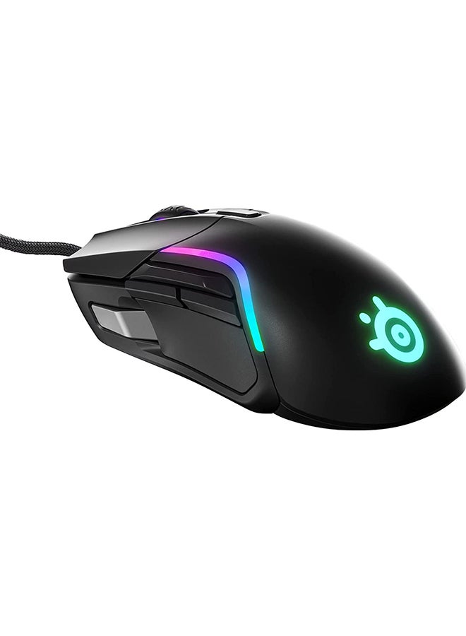 Steelseries Rival 5 - Gaming Mouse – Fps, Moba, mmo, Battle Royale – 18,000 Cpi Truemove Air Optical Sensor – 9 ProgRAMmable Buttons – 85 G Competitive Weight, Black