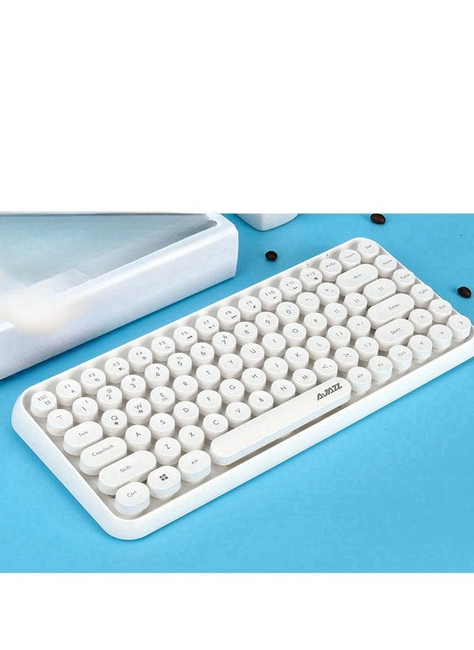 Bluetooth Keyboard - Tablet Laptop Home Office - Punk 84 Key Phone Keyboard