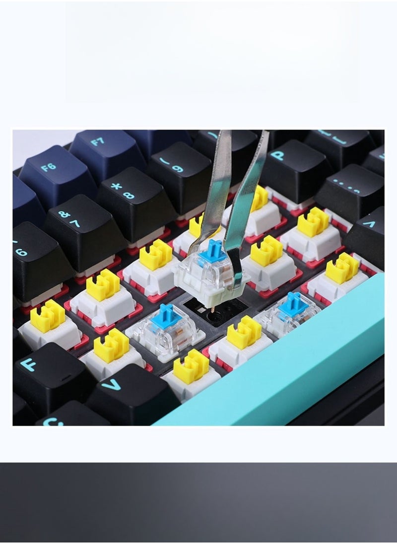 87 Key Mechanical Keyboard - Gasket Structure - Full Key Hot Swappable - RGB Lights - Wireless Bluetooth Connection - Gaming Keyboard And Office Keyboard