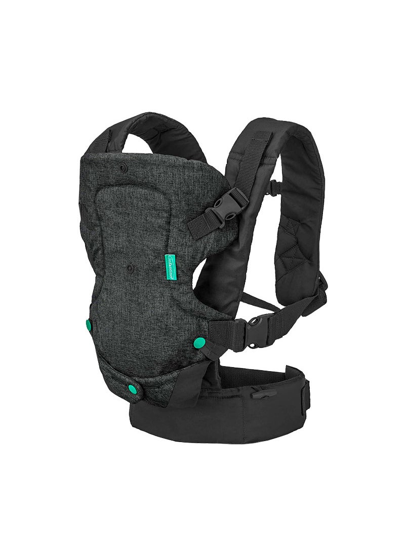 4-in-1 Baby Carrier Multifunctional Backpack Harness Black