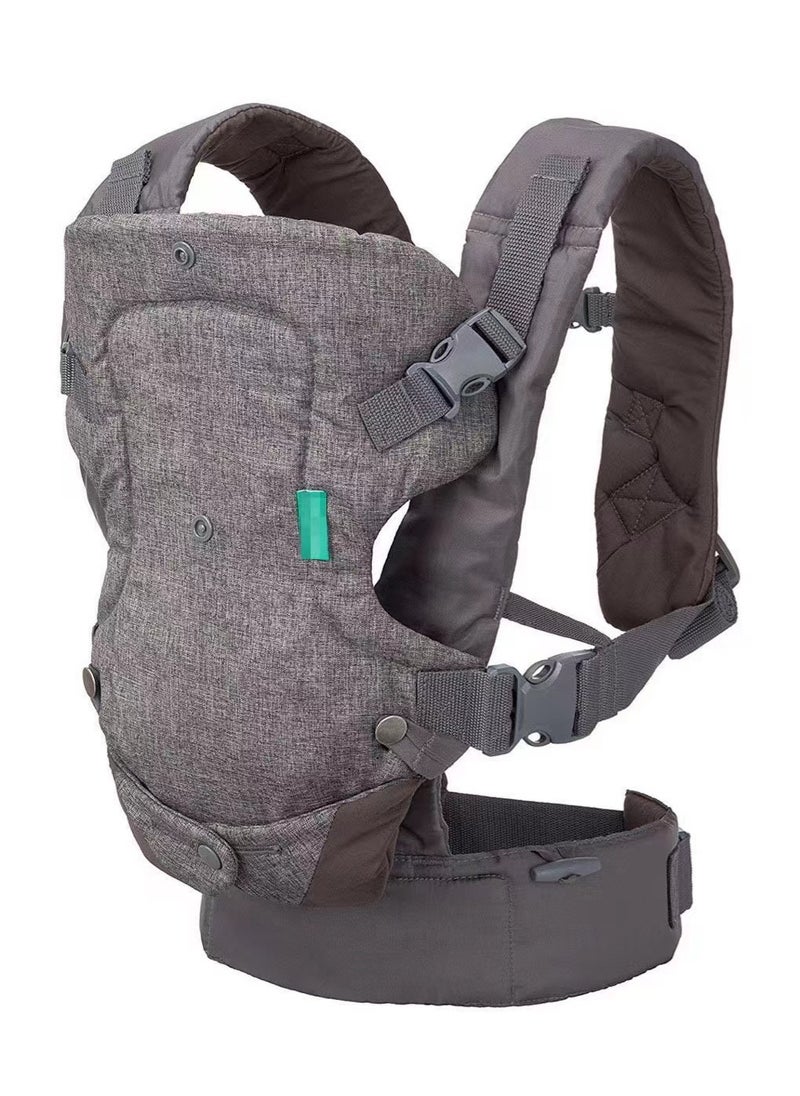 4-in-1 Baby Carrier Multifunctional Backpack Harness Grey