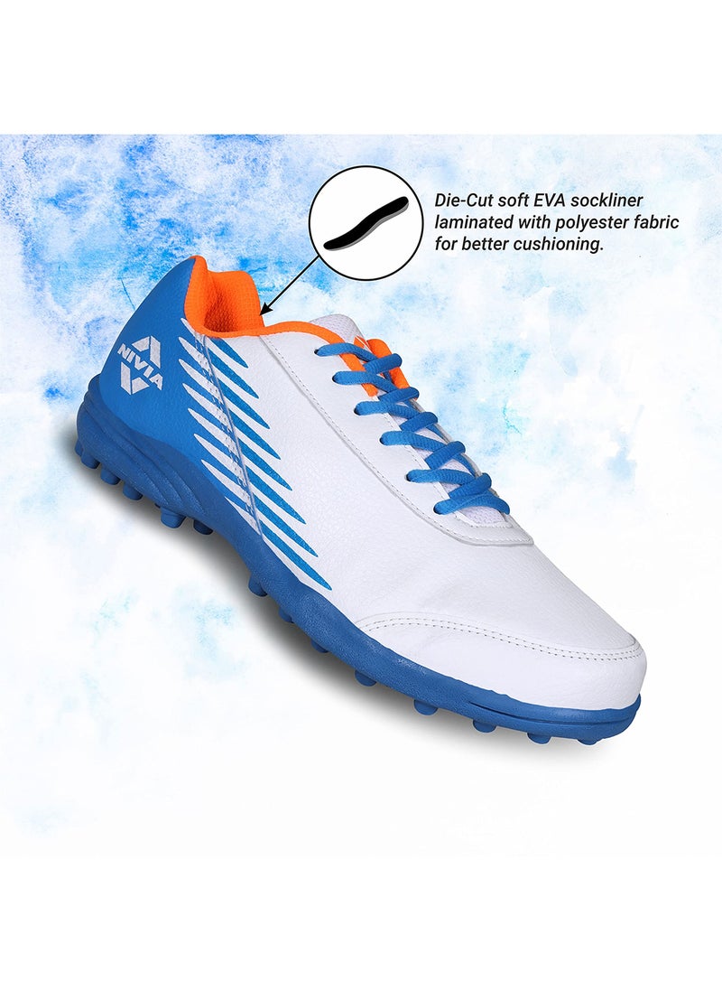 Men Hook 2.0 Synthetic Leather Cricket Shoes, 10 UK