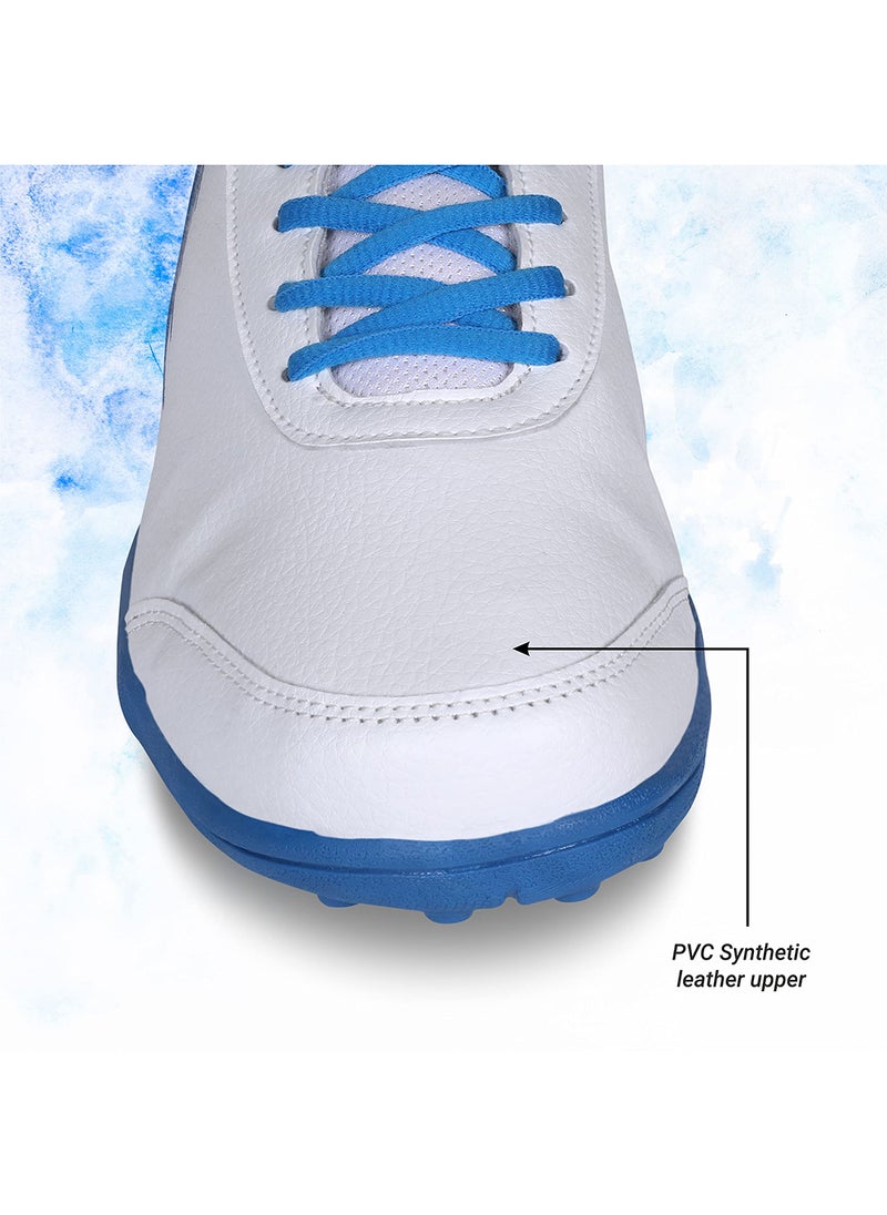 Men Hook 2.0 Synthetic Leather Cricket Shoes, 10 UK