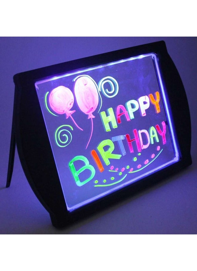 Marvin's Magic Glow Art Neon Effect Drawing Board (Black)