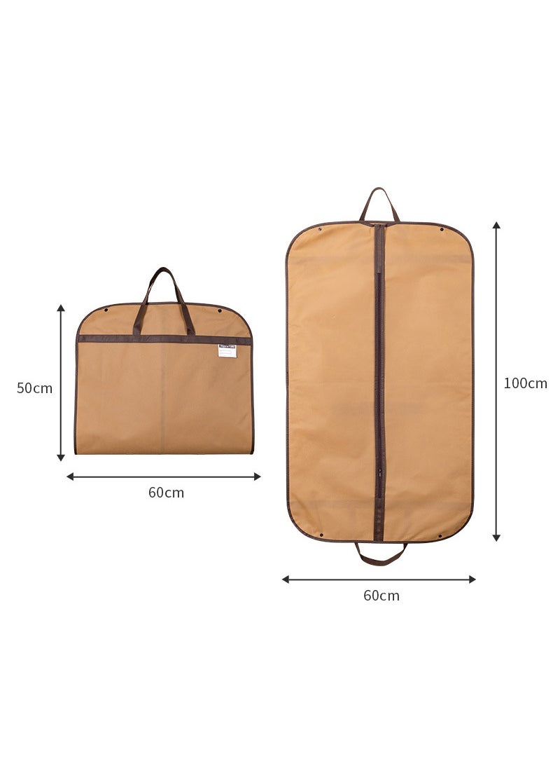 1 x 5 pcs Clothing Protection Carrier Tote Apricot 60*100cm