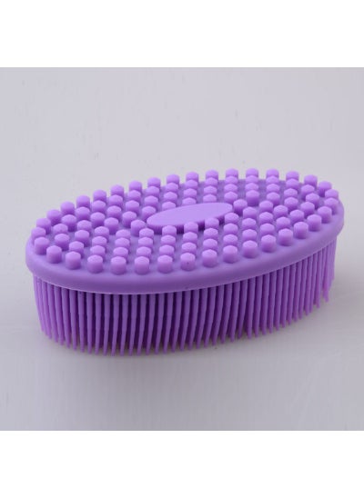 1 x 5 pcs Silicone Baby Bath Brush Tactile Sensory Purple