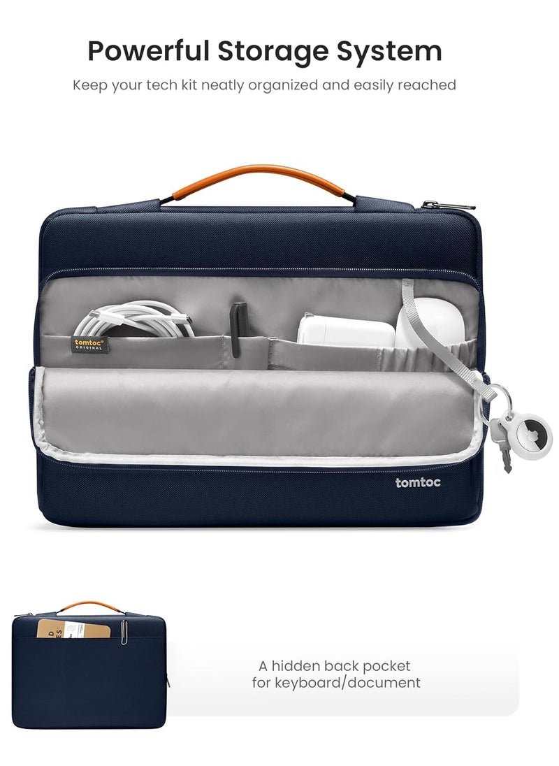 Tomtoc Defender-A14 13 inch Laptop Handbag - Navy Blue | A14-B02B01