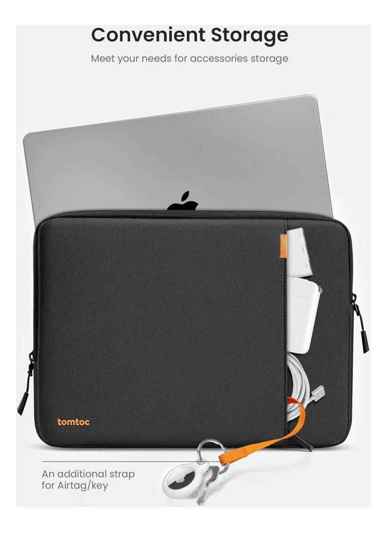 Tomtoc Defender-A13 [14 Inch] Laptop Sleeve, Black | A13D2D1