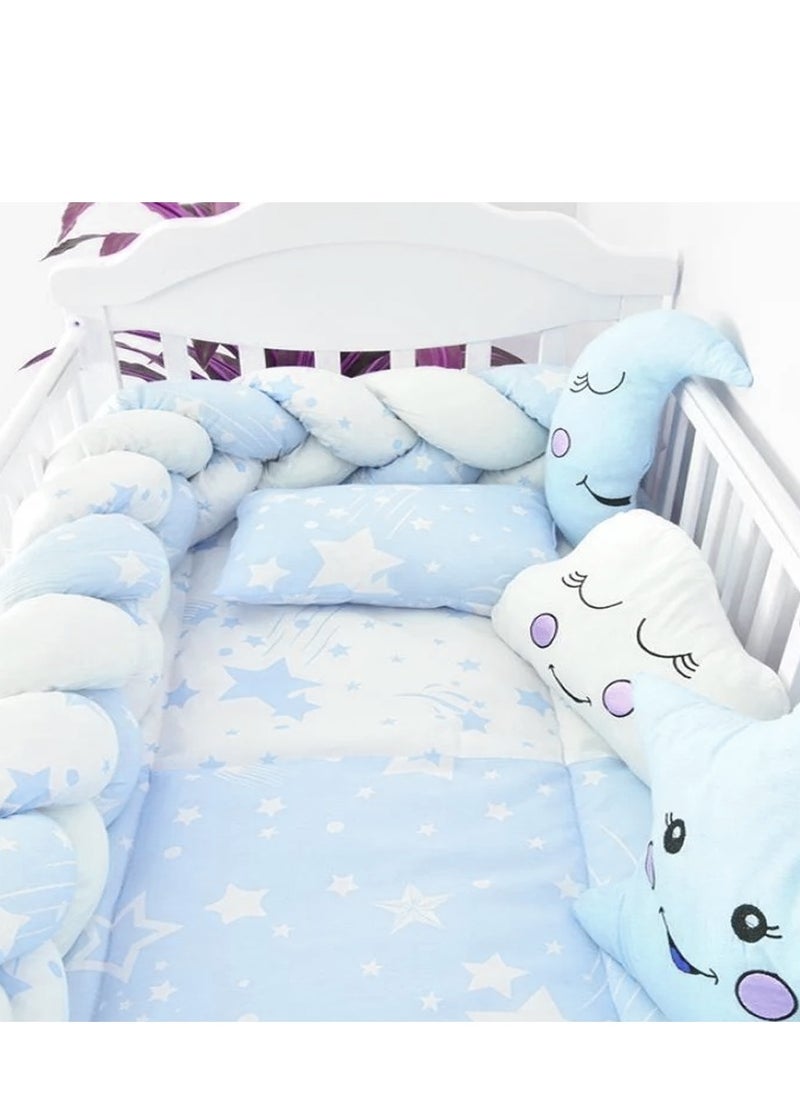 Factory Price Complete Baby Crib Bedding Set With Bumper, Chusion and Pillows - A