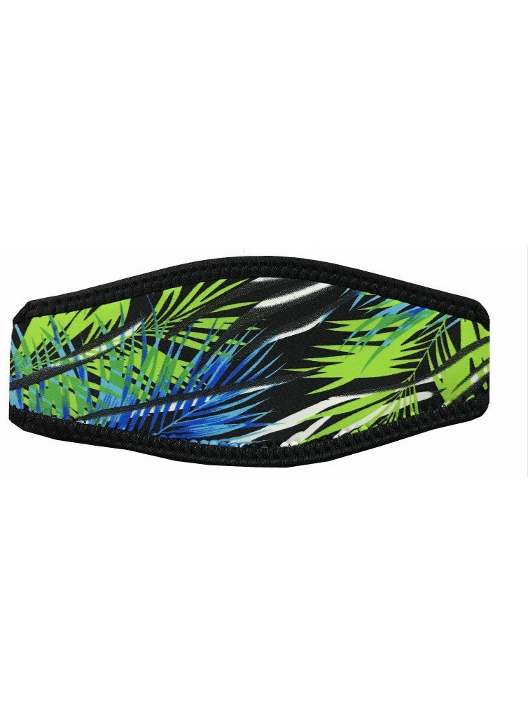 Dual-Layer Scuba Mask Strap Dive Hood Cover Coconut leaves