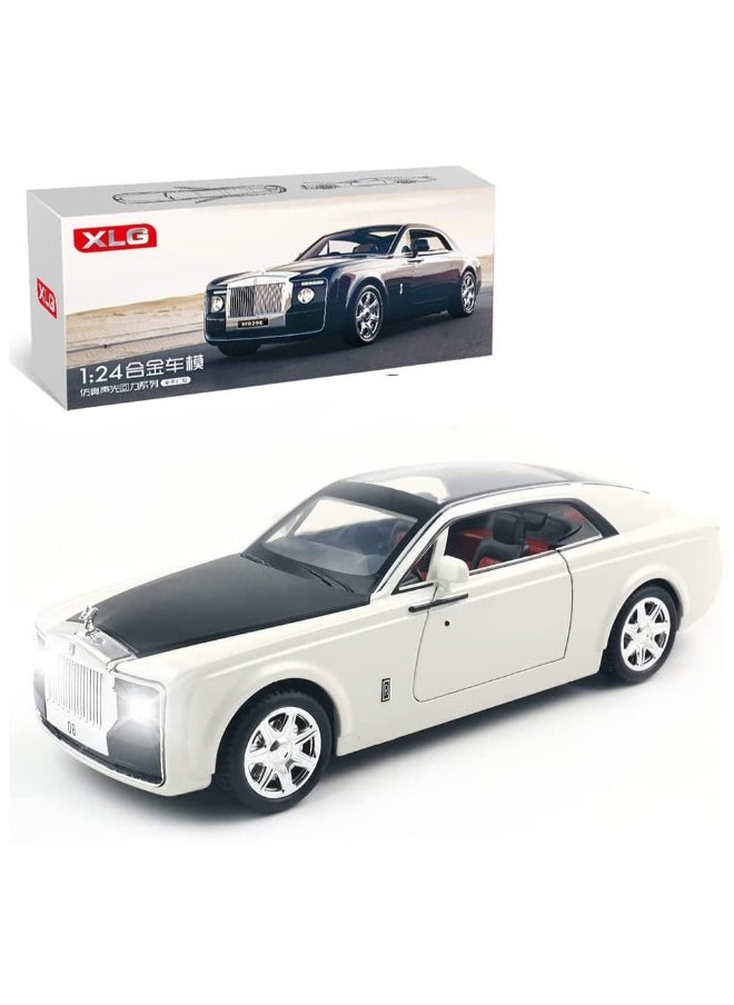 1:24 Rolls-Royce Sweptail Model Car – Zinc Alloy Pull Back Toy with Sound & Light, Exquisite Collectible Car for Kids & Adults, Luxury Gift for Boys & Girls