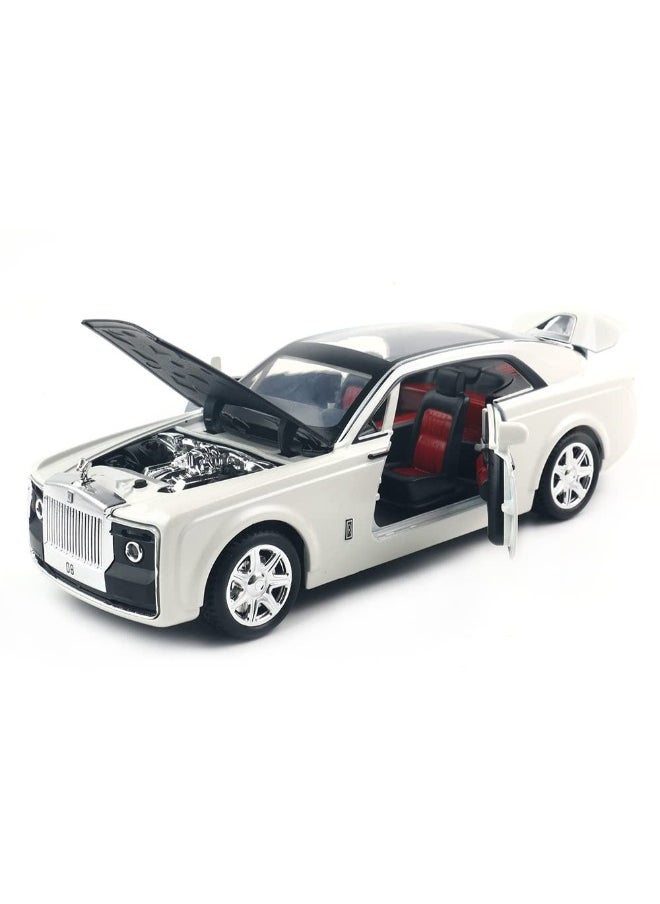 1:24 Rolls-Royce Sweptail Model Car – Zinc Alloy Pull Back Toy with Sound & Light, Exquisite Collectible Car for Kids & Adults, Luxury Gift for Boys & Girls