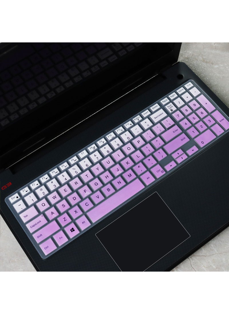 15.6-inch Dell Inspiron Keyboard Cover 5570 5577 3558 Gradient purple