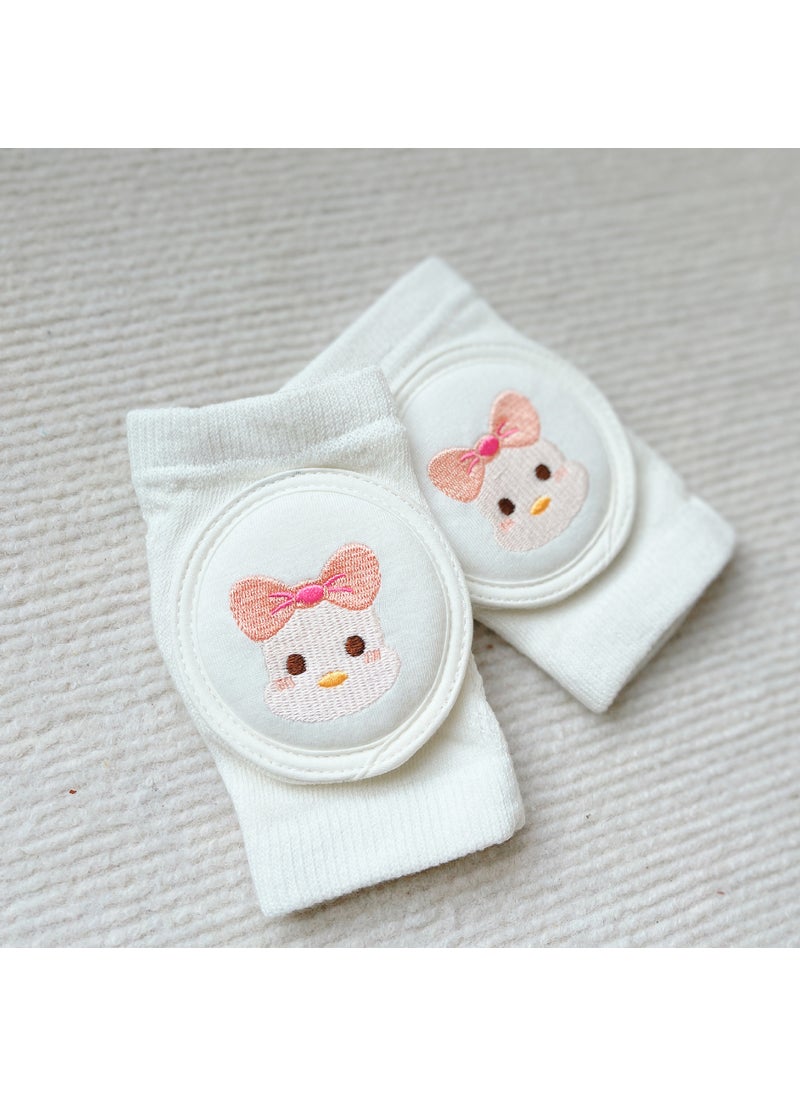 1 x 5 pcs 2022 Summer Thin Baby Knee Pads Cotton Cute duck