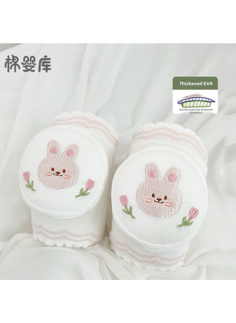 1 x 5 pcs 2022 Summer Thin Baby Knee Pads Cotton Original rabbit (upgrade eva)