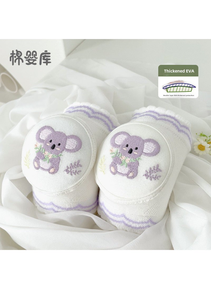 1 x 5 pcs 2022 Summer Thin Baby Knee Pads Cotton Koala Paradise (upgrade eva)