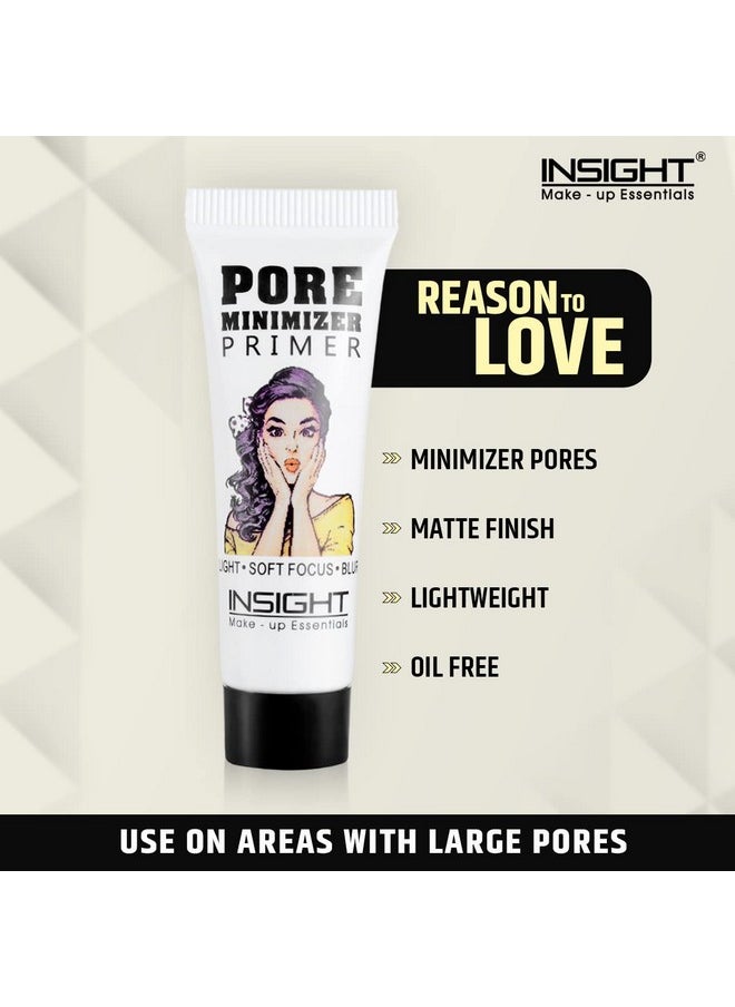 Cosmetics Pore Mnimizer Primer |Primer For Face Makeup | Pores And Fine Lines Minimizer | Hydrating And Moisturising | Infused With Aloe Vera | Silk Matte Finish (10 Ml)