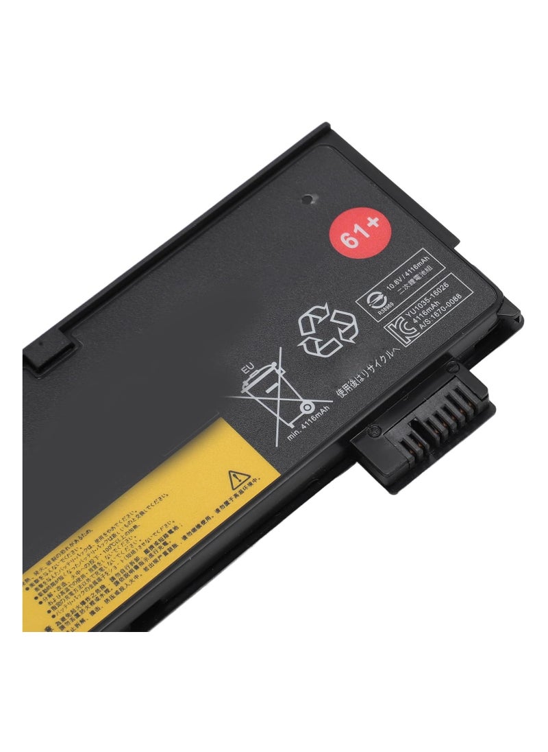 Zexen Laptop Battery Replacement for Thinkpad T470 T480 T570 T580 P51S P52S Laptop 4116mah Lithium Battery Easy Installation Battery 6 Cell